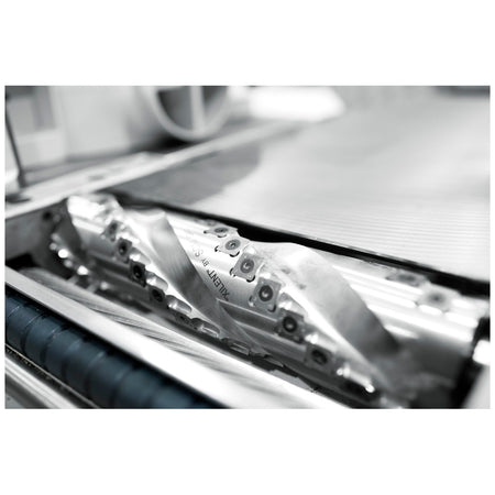 SCM Xylent spiral helical cutterhead detail