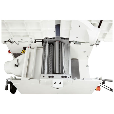 Xylent spiral-knife cutterblock inside the SCM Minimax CU 300C planer