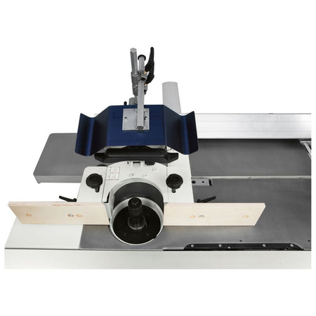SCM CU 300C spindle-moulder fence with vertical and horizontal pressers