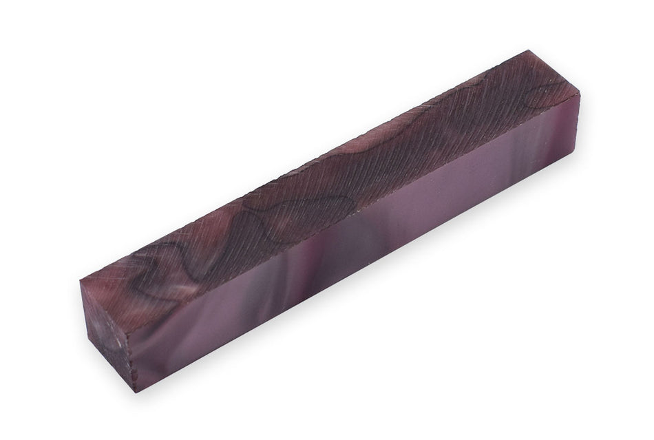 Acrylic pen blank - Medium Violet Red with Pearl