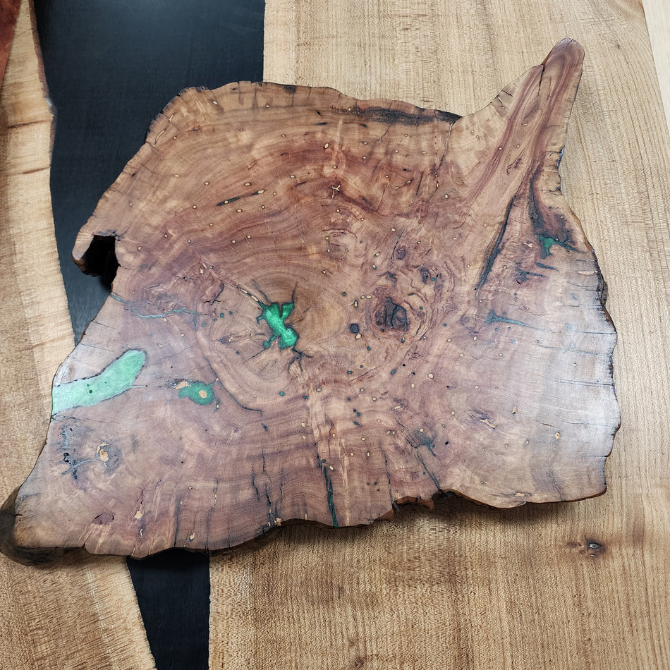 Greybox Burl & Resin Chopping/Cheese Board