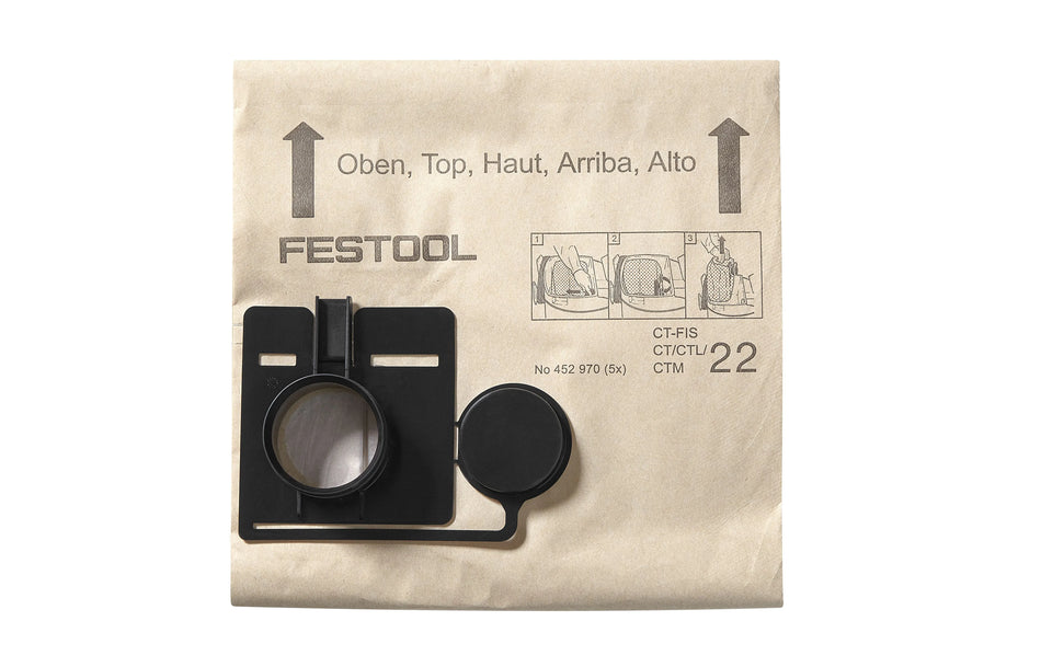 Replacement Filter Bags for CT 22 - 5 Pack