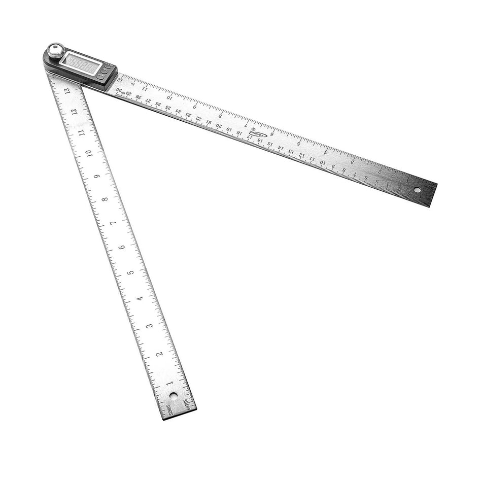 iGaging 205mm 2-in-1 Digital Protractor & Rule