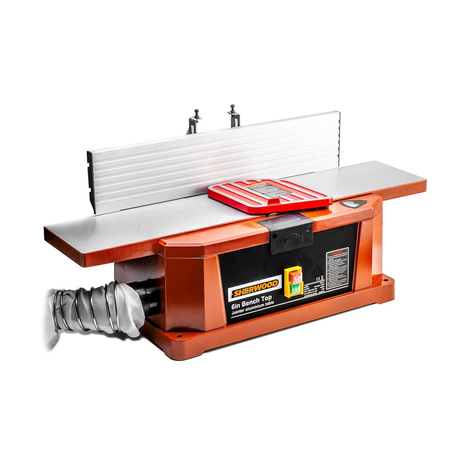 Sherwood 6in Benchtop Jointer Planer Straight Cutterhead 1100W 1.5HP