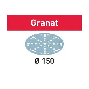 Granat Abrasive Disc 150mm 48 hole