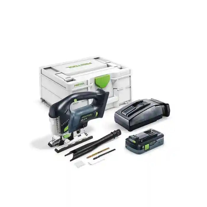 PSBC 420 CARVEX 18V Cordless D Handle Jigsaw 5.2Ah Set in Systainer