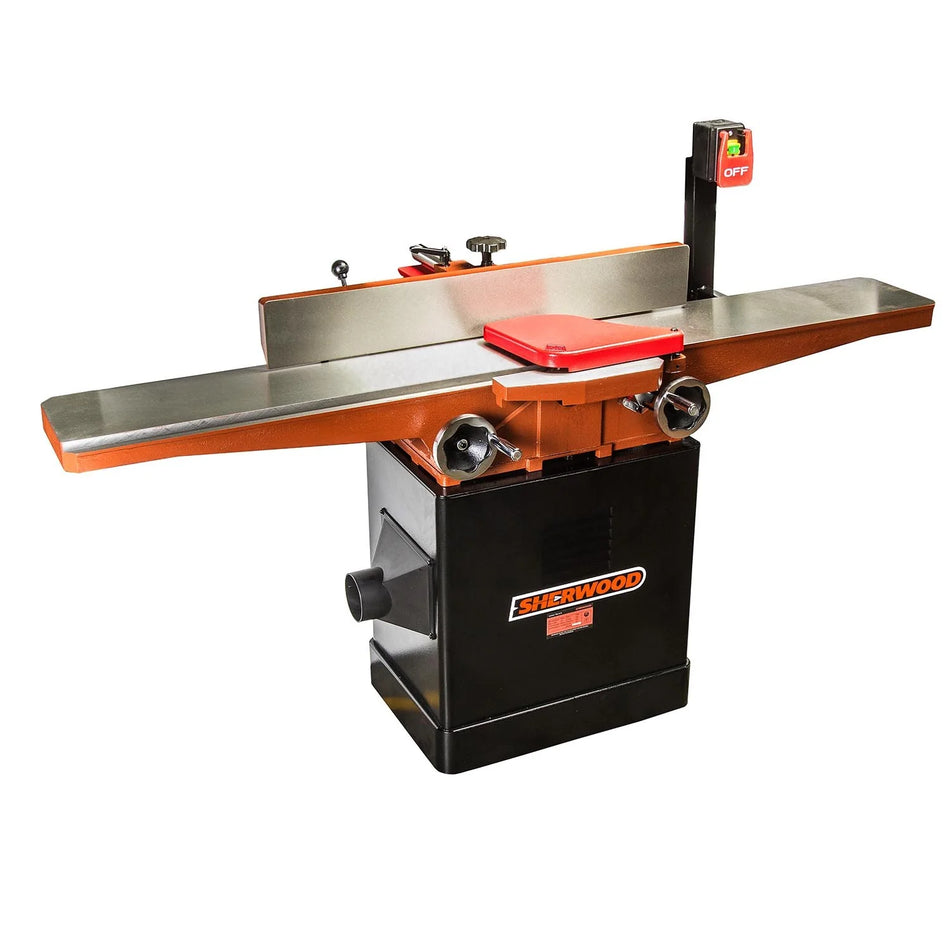 Sherwood 8in Wedge Bed Jointer Planer Straight Cutterhead 1500W 2HP