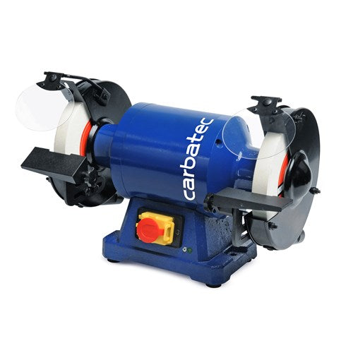 Carbatec 750W (1HP) 200mm Low Speed Bench Grinder - (GR-S200P)