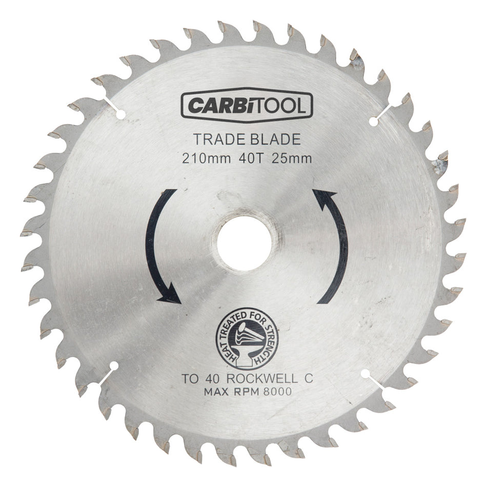 Trade Blade Std Kerf 300 X 30t X 30mm Tct Neg Rake