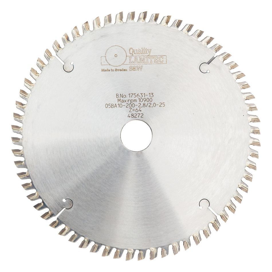 Benchsaw Blade Precsn Cut 250mm X 80t Tct