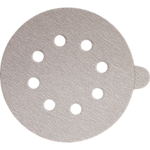 Makita 125mm (5in) 8 Hole White Sanding Disc w/Velcro Backing 10pk