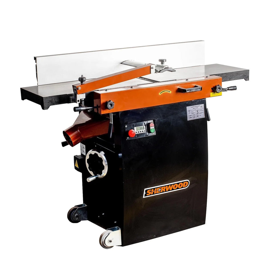 Sherwood 12in 2400W 3HP Combination Planer Thicknesser – Helical Spiral Head with Carbide Knives
