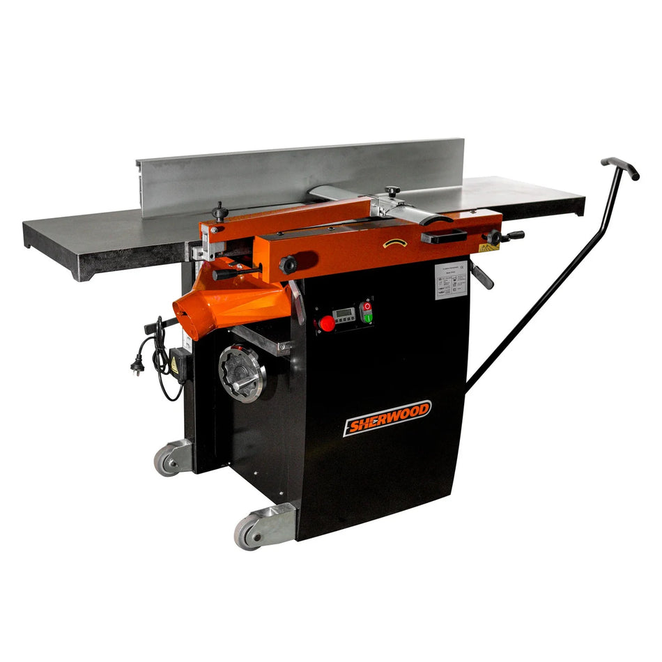 Sherwood 16in 3000W 4HP Combination Planer Thicknesser – Helical Spiral Head with Carbide Knives