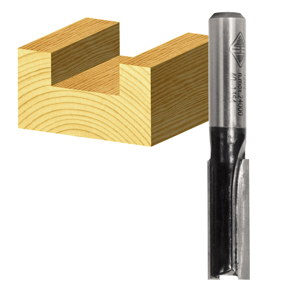 2 flute - Carbide tipped 1/4 shk