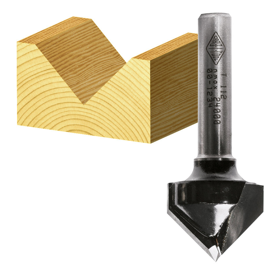 Vee Groove Bit 90 Deg Tct
