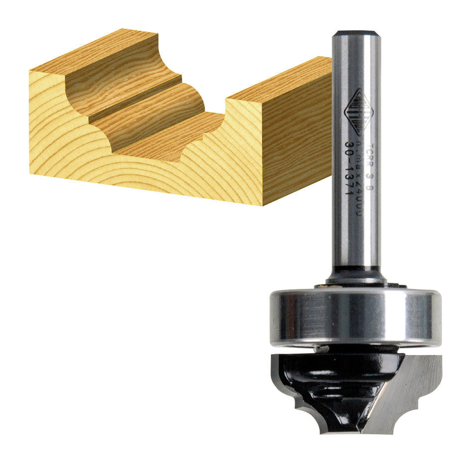 2 Flute provincial bit - Carbide Tipped - with Bearing