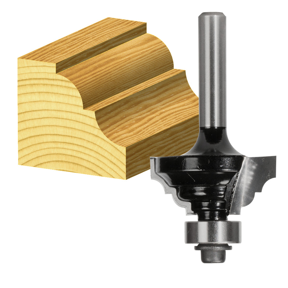 2 Flute - Classical bit - Carbide Tipped - with Bearing