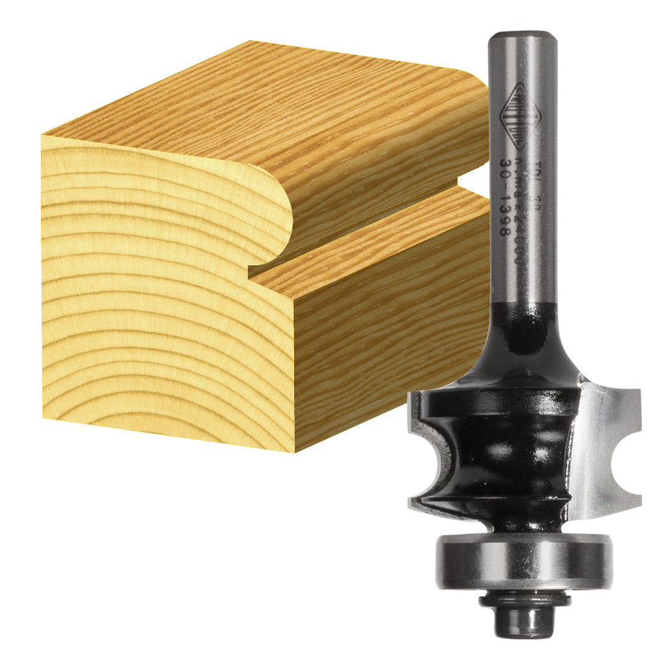 2 Flute - Drawing Line Bit - with Bearing - Carbide Tipped