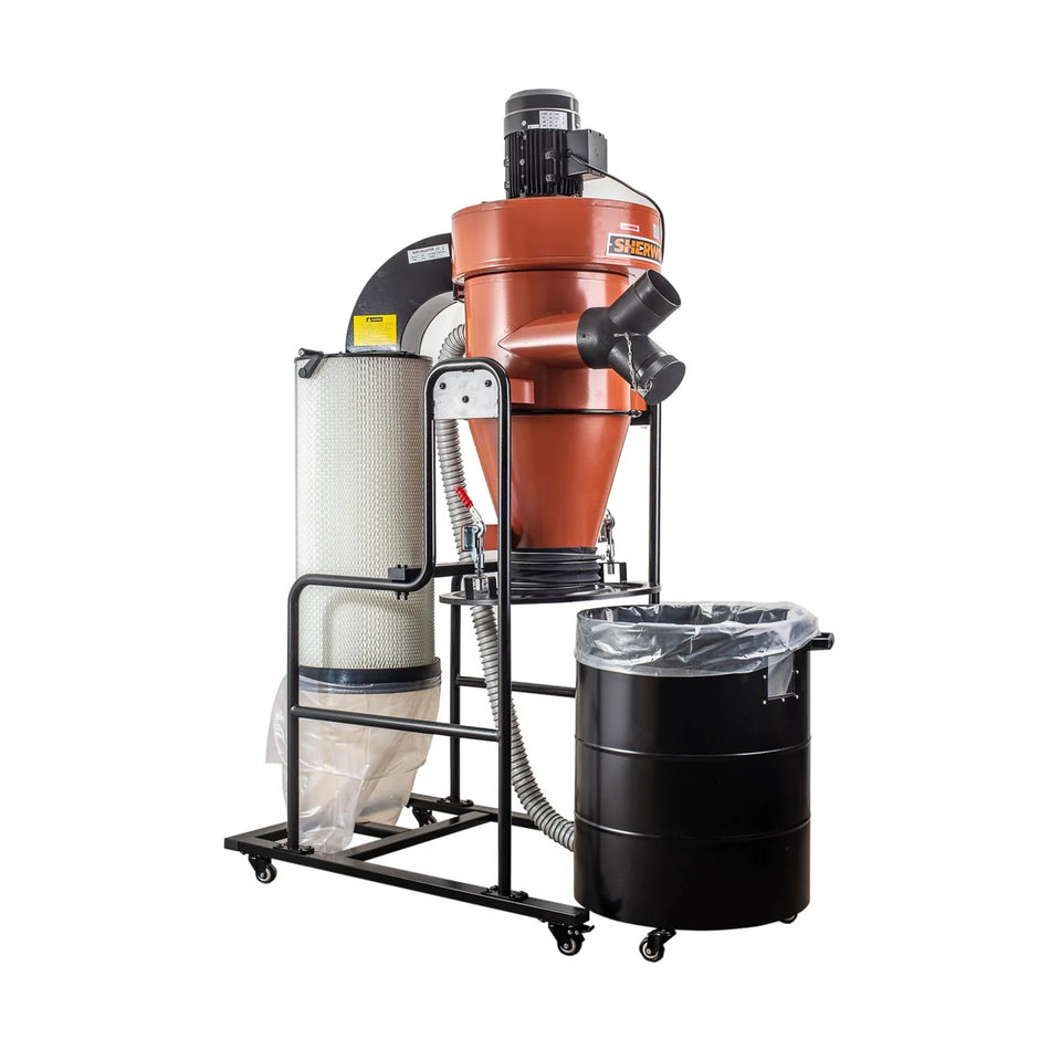 Sherwood Cyclone Dust Extractor – 3HP, Two-Stage, 750 CFM