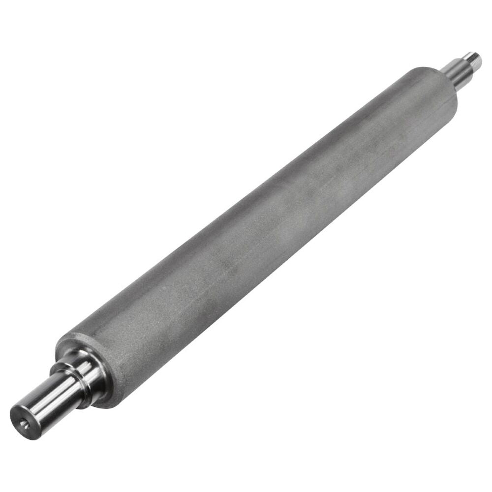 SCM Minimax FS 41E sandblasted outfeed roller detail