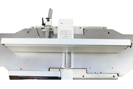SCM Minimax FS 41E table and adjustment mechanism detail