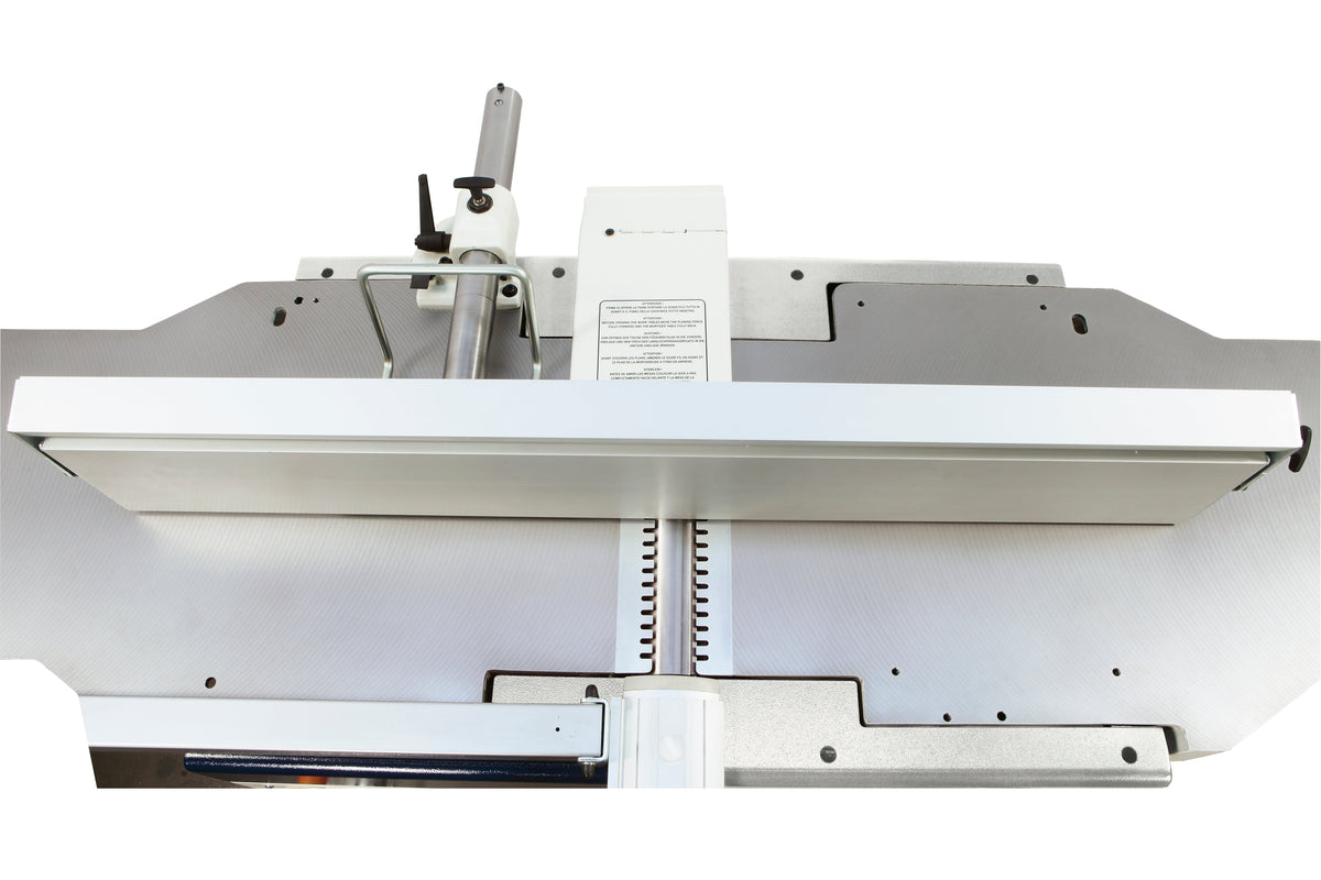 SCM Minimax S 41ES table and adjustment mechanism detail