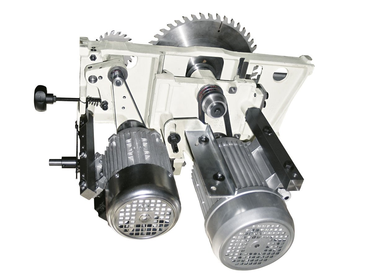 SCM Minimax CU 410E cast-iron saw unit detail