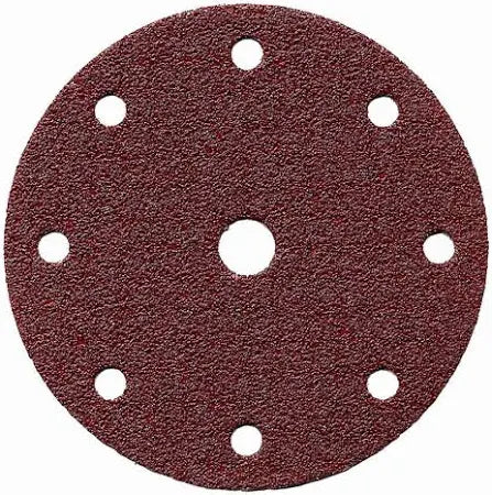 Makita 150mm (6in) 8 Hole Brown Sanding Disc w/Velcro Backing 10pk